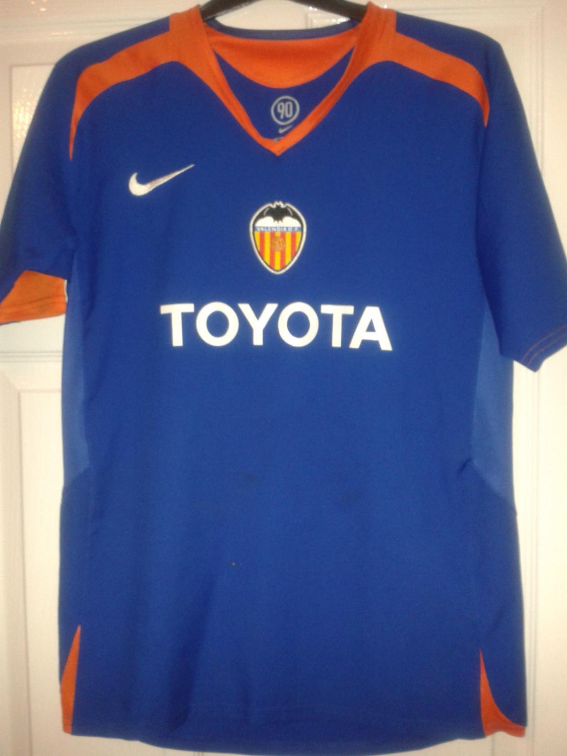 maillot de valence cf exterieur 2005-2006 rétro