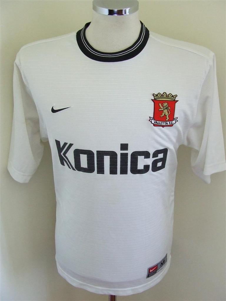 maillot de valletta fc domicile 2000-2001 rétro