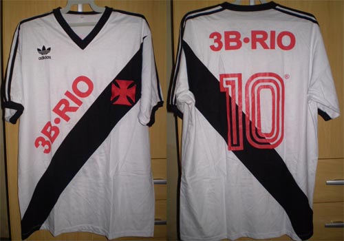 maillot de vasco da gama domicile 1986 rétro