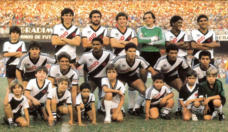 maillot de vasco da gama domicile 1986 rétro