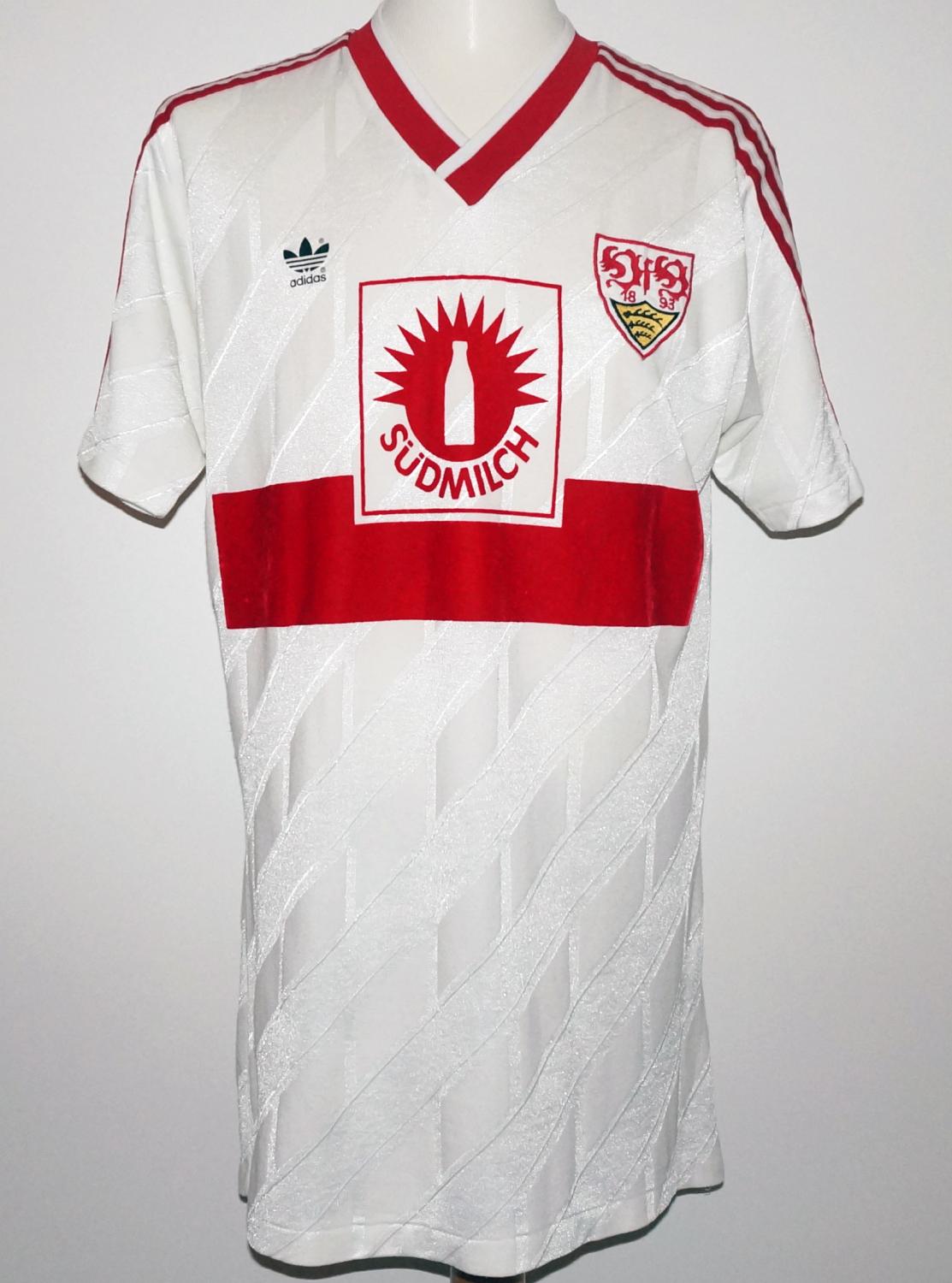 maillot de vfb stuttgart domicile 1987-1988 rétro