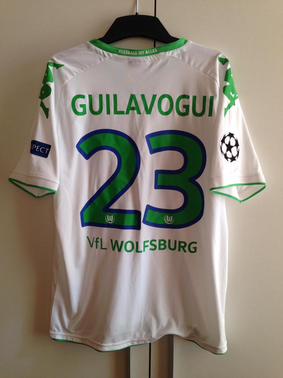 maillot de vfl wolfsbourg domicile 2015-2016 rétro