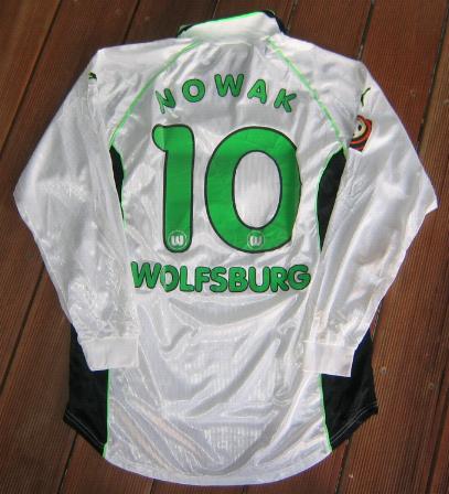 maillot de vfl wolfsbourg exterieur 1999-2000 rétro