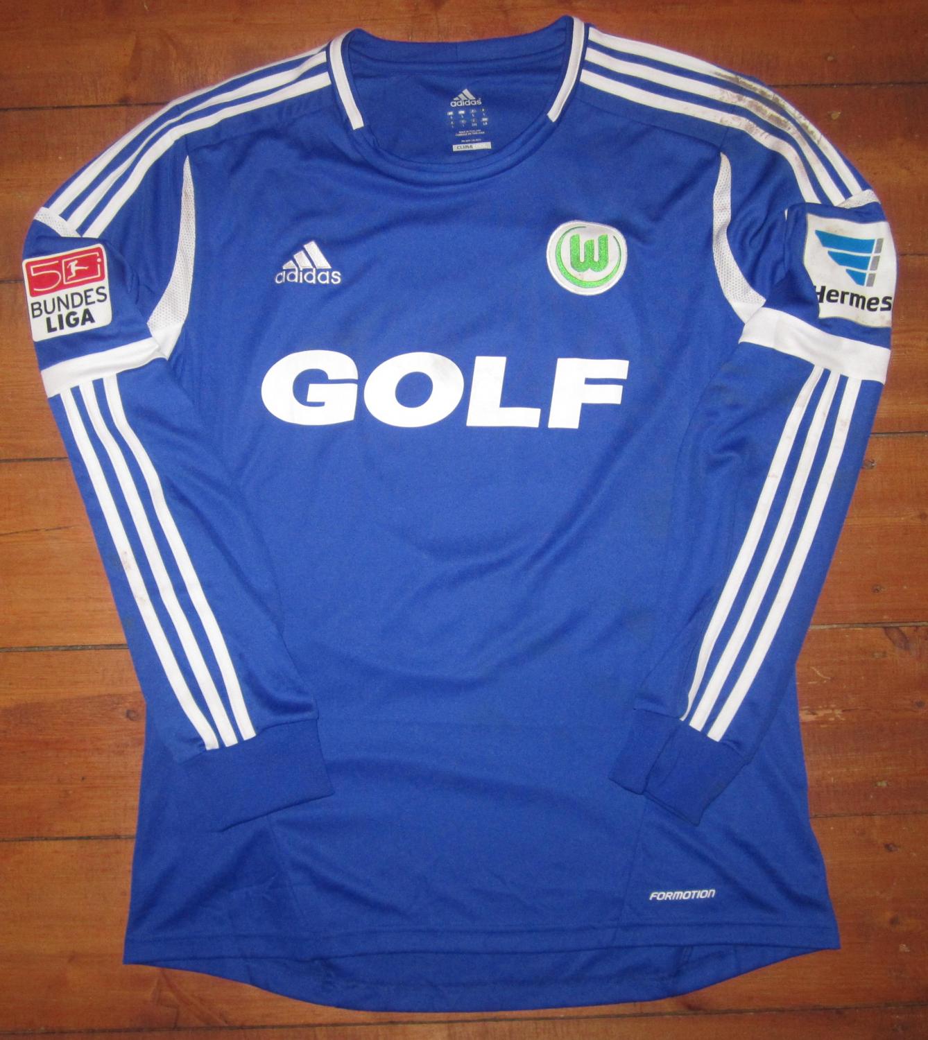 maillot de vfl wolfsbourg third 2012-2013 rétro