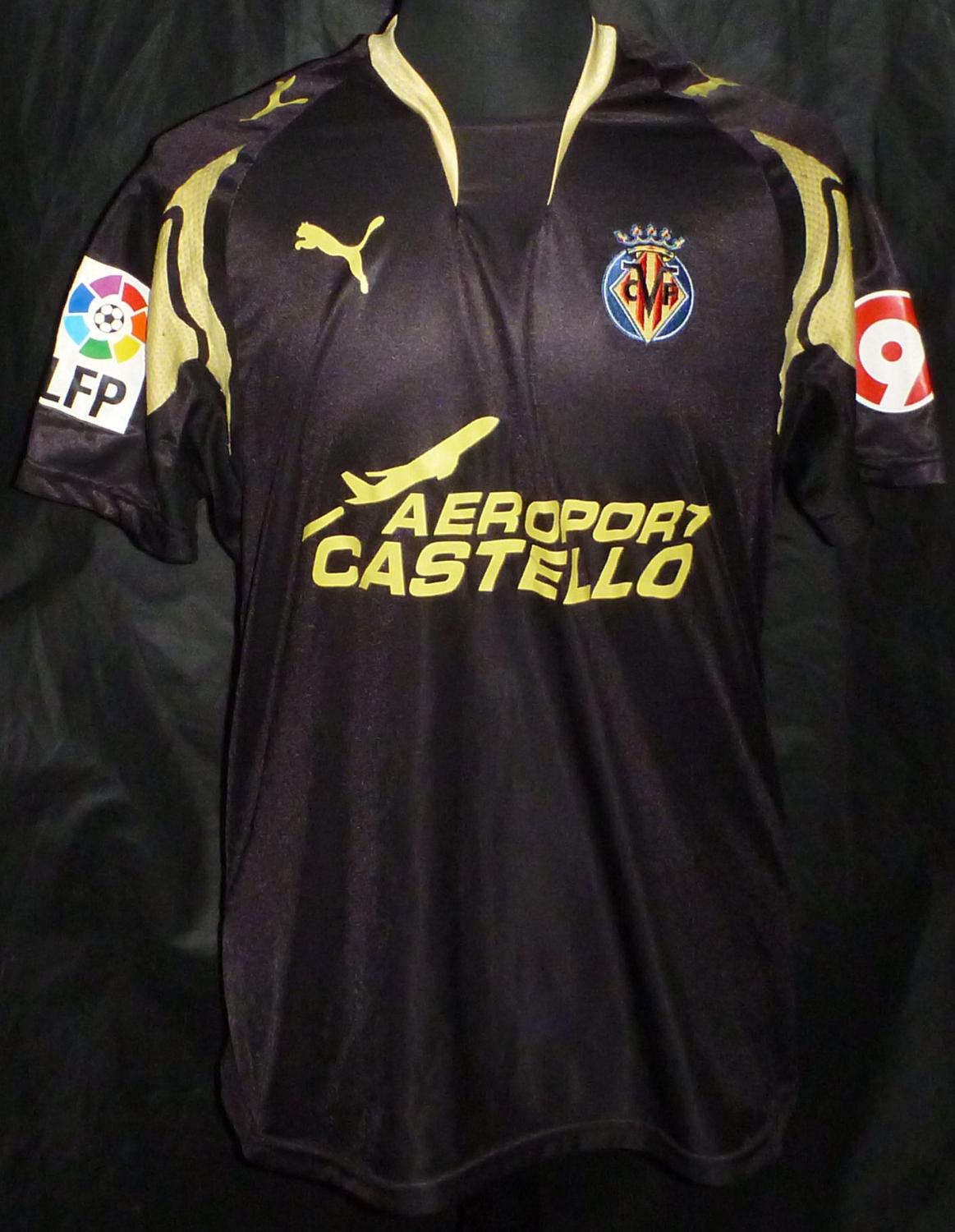 maillot de villarreal cf exterieur 2007-2008 pas cher