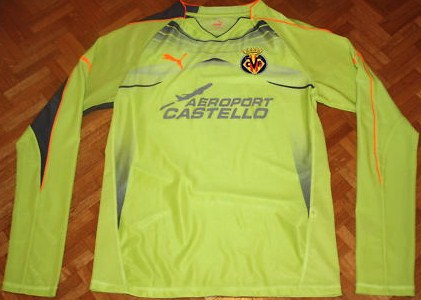 maillot de villarreal cf gardien 2010-2011 pas cher