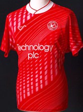 maillot de walsall domicile 1990-1991 rétro