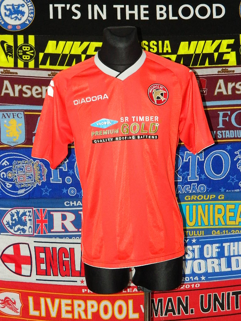 maillot de walsall domicile 2012-2013 rétro