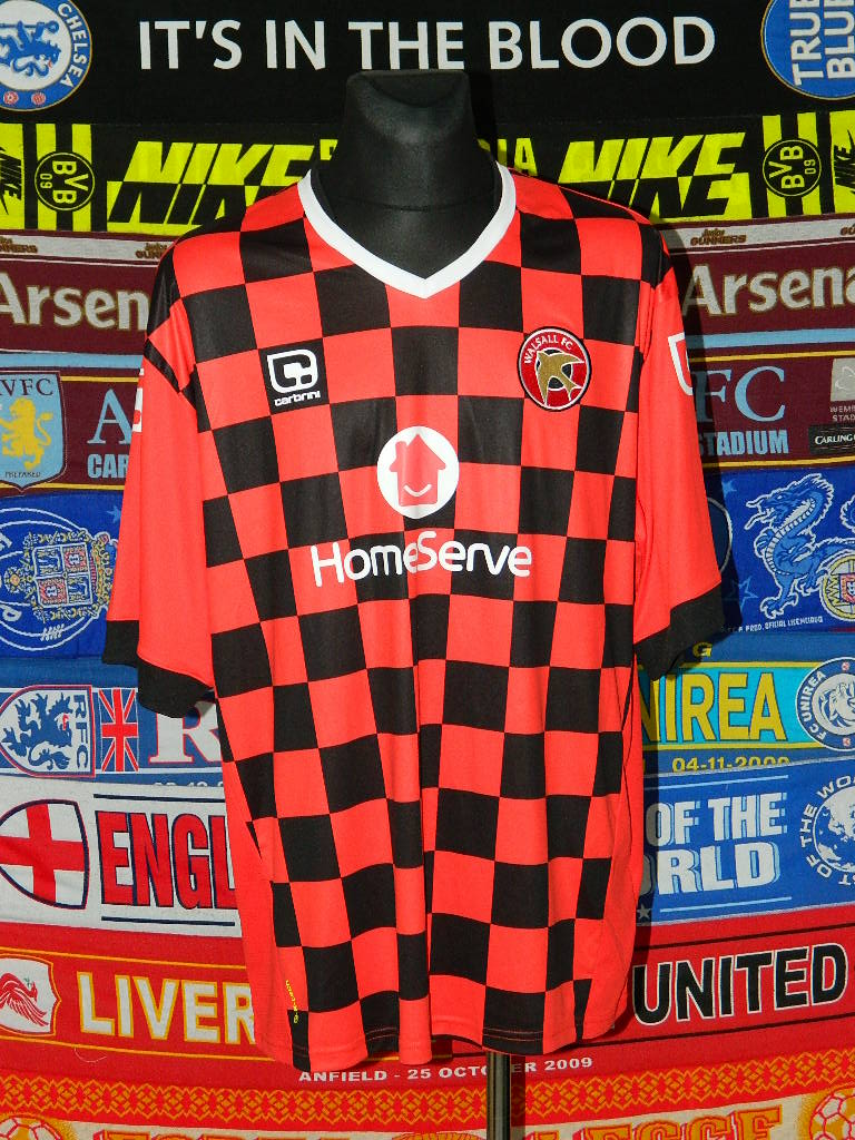 maillot de walsall domicile 2016-2017 rétro