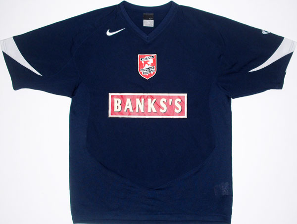 maillot de walsall exterieur 2005-2006 rétro