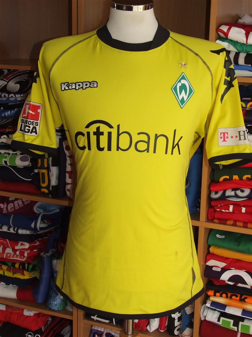 maillot de werder brême gardien 2008-2009 rétro