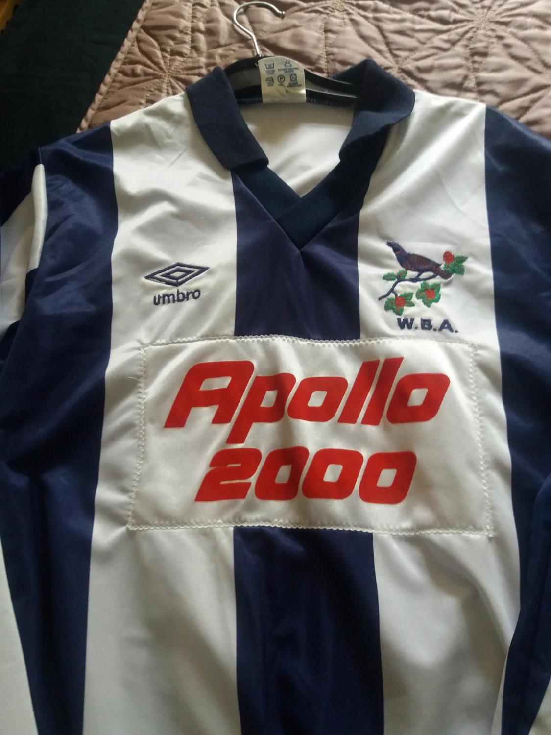 maillot de west brom domicile 1987-1988 rétro