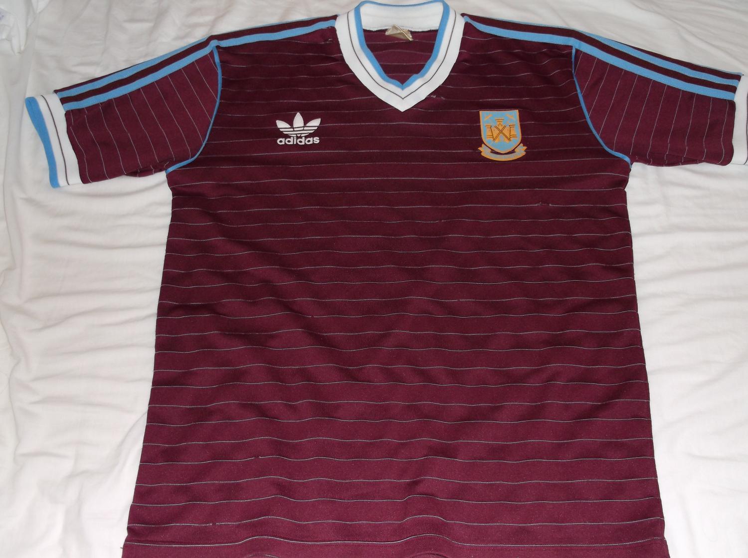 maillot de west ham united domicile 1985-1987 pas cher