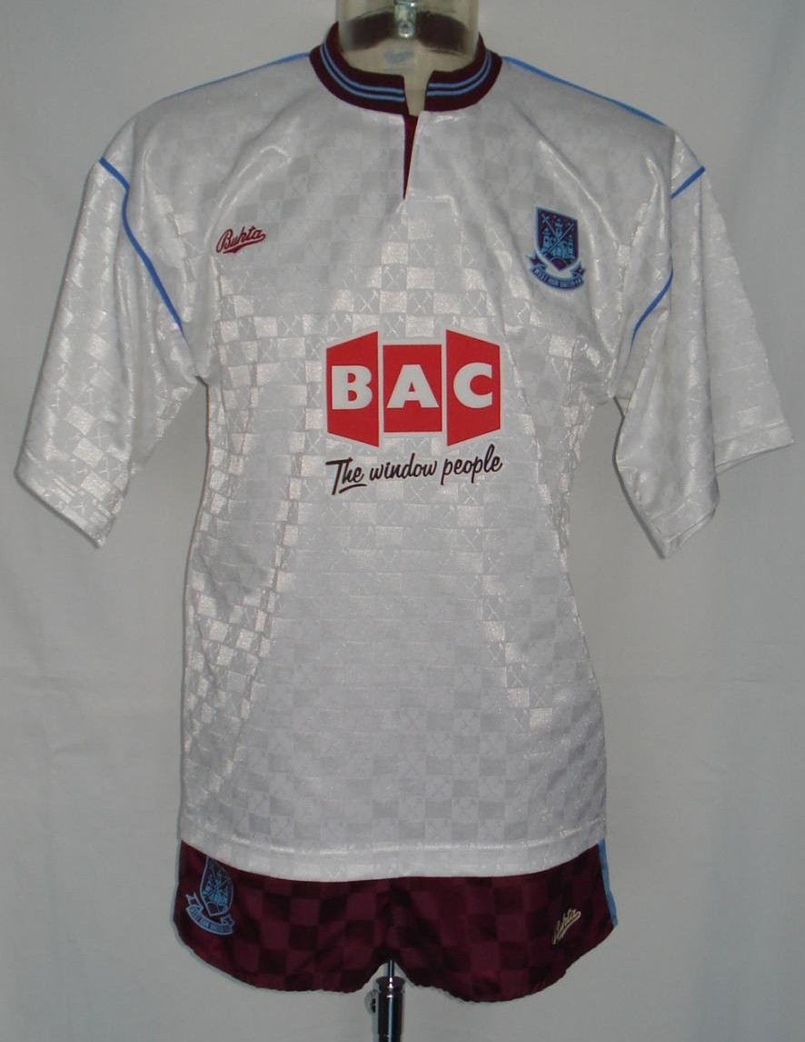 maillot de west ham united exterieur 1990-1991 pas cher