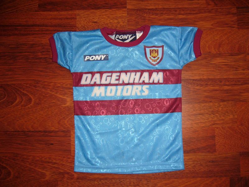 maillot de west ham united particulier 1995 rétro