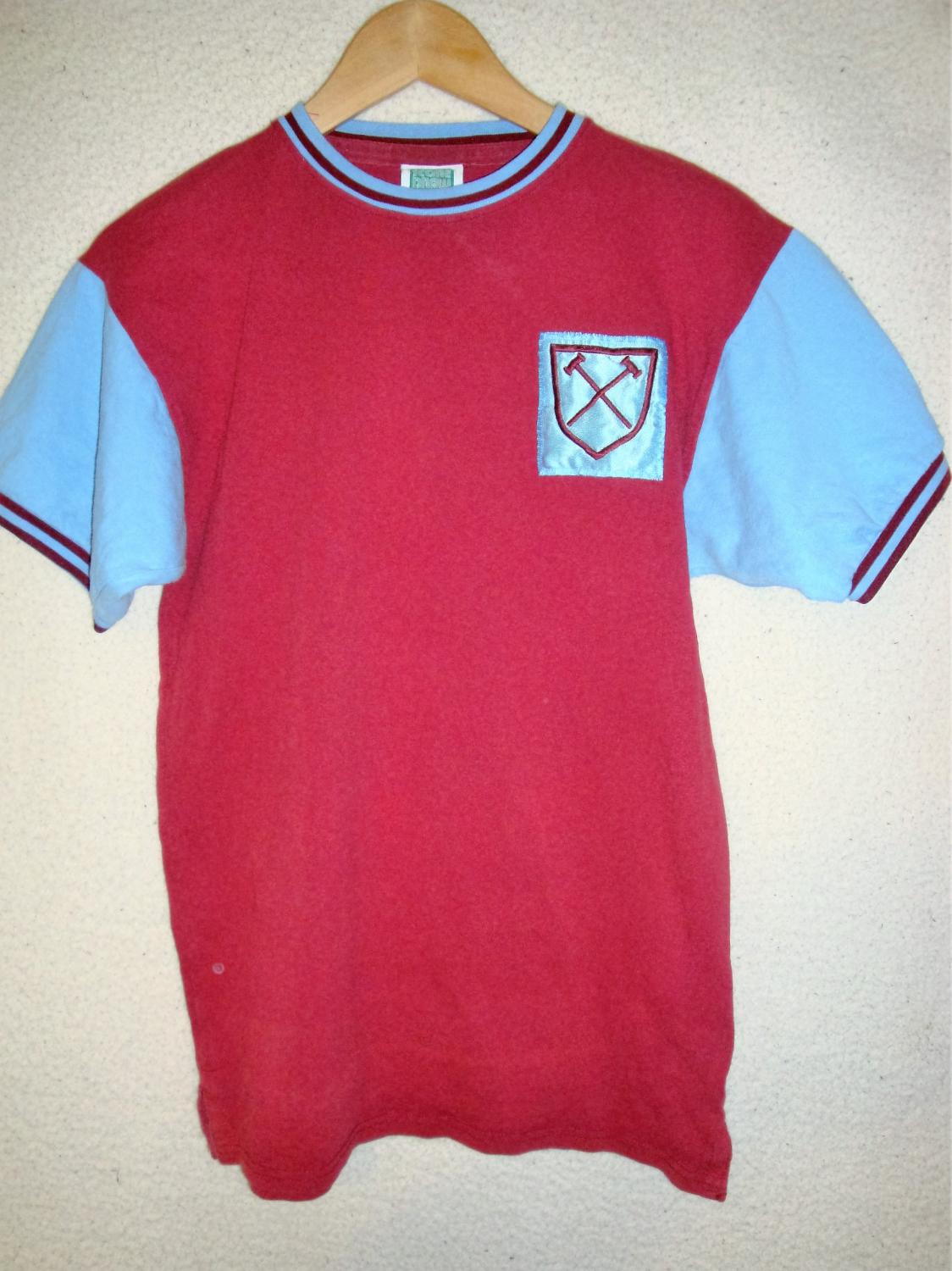 maillot de west ham united réplique 1964 pas cher