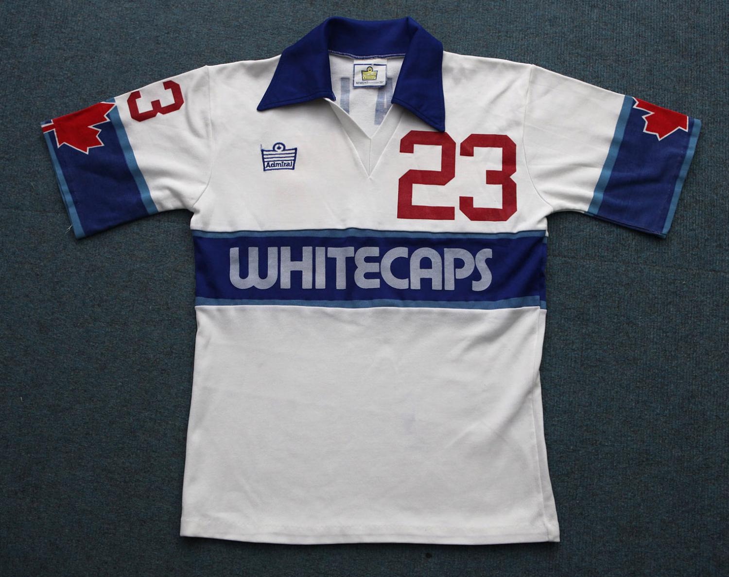 maillot de whitecaps de vancouver domicile 1980-1981 rétro