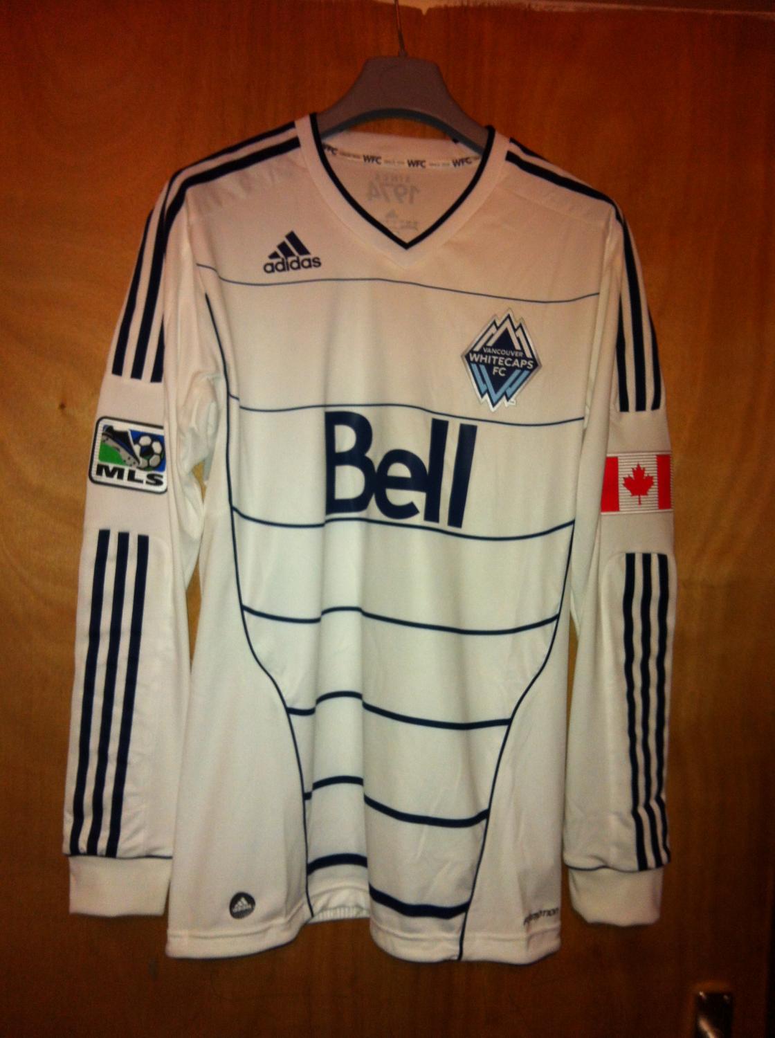 maillot de whitecaps de vancouver domicile 2011-2013 rétro