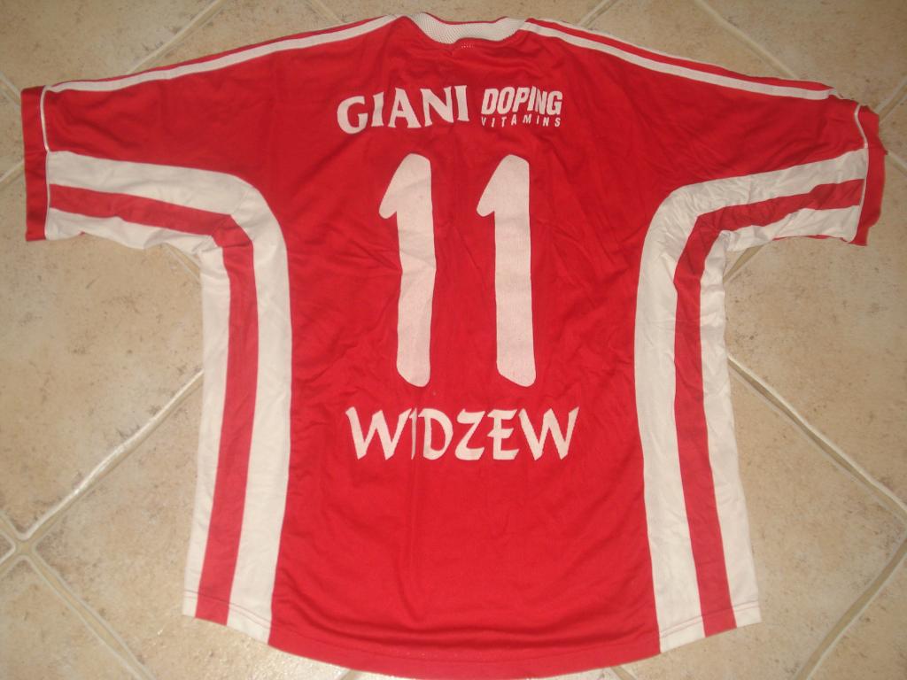 maillot de widzew Łódź domicile 2001-2002 rétro