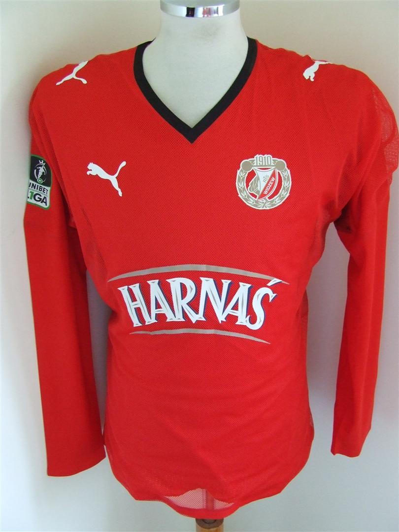 maillot de widzew Łódź domicile 2008-2009 rétro