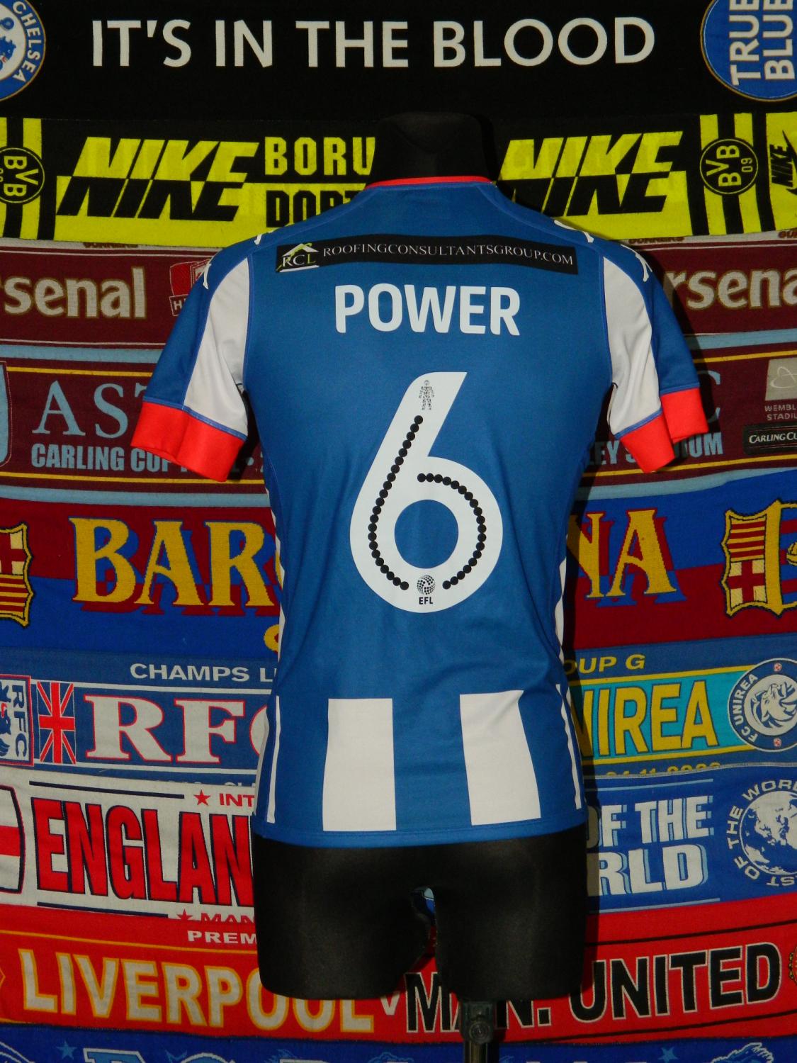 maillot de wigan athletic domicile 2016-2017 rétro maillot de wigan athletic domicile 2016-2017 rétro