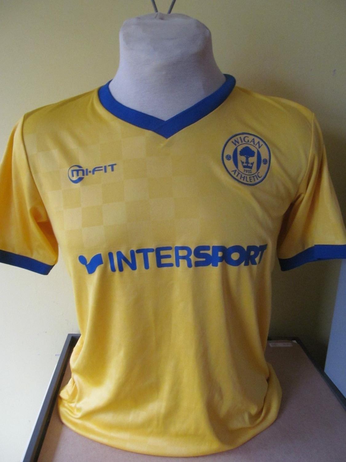 maillot de wigan athletic exterieur 2014-2015 rétro