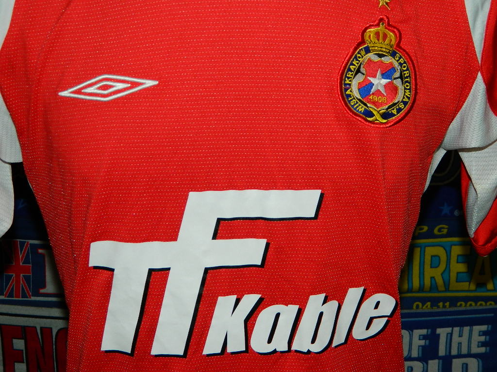 maillot de wisła kraków domicile 2007-2008 pas cher