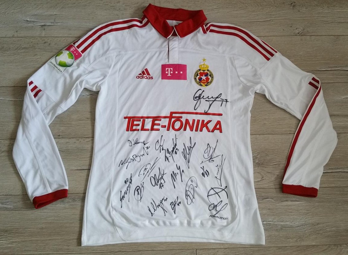 maillot de wisła kraków exterieur 2012-2013 rétro