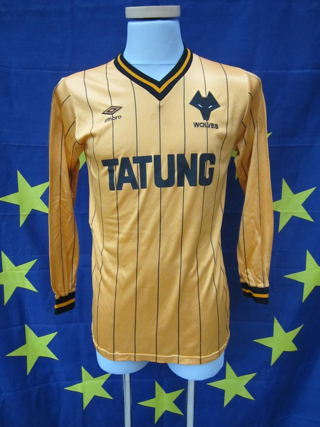 maillot de wolverhampton wanderers domicile 1982-1985 pas cher