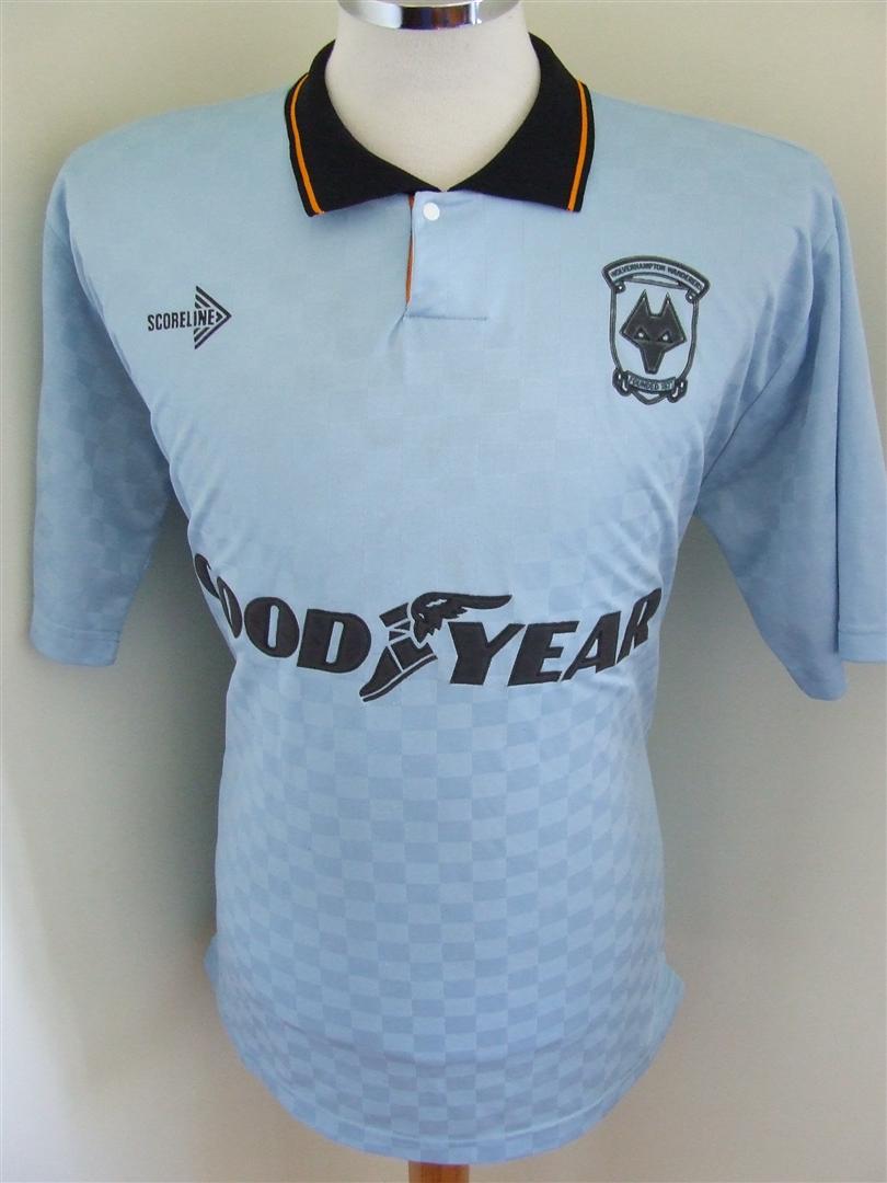 maillot de wolverhampton wanderers exterieur 1990 pas cher