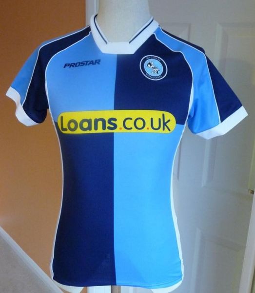 maillot de wycombe wanderers domicile 2005-2007 rétro