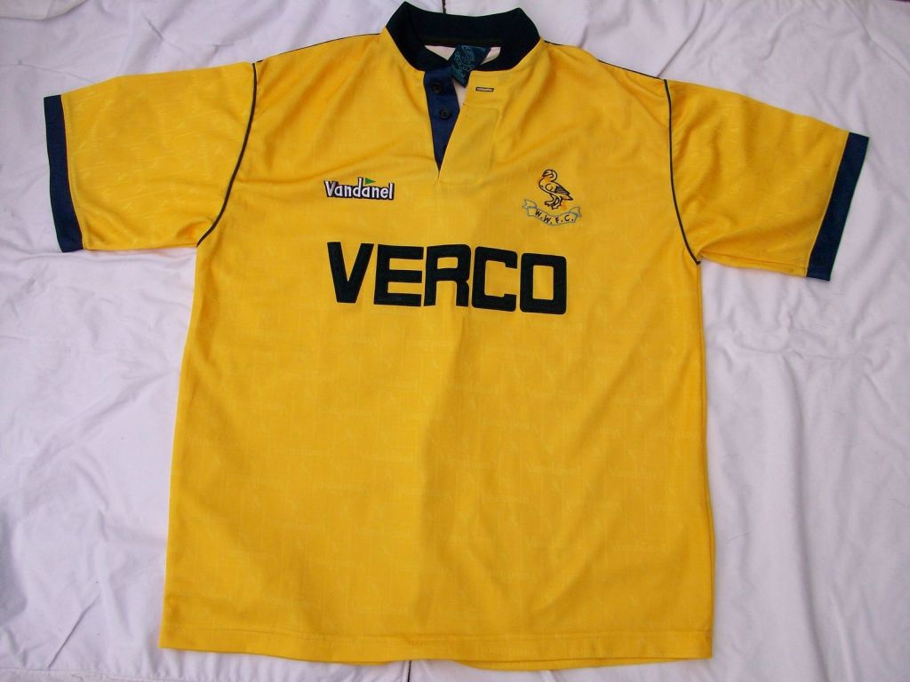 maillot de wycombe wanderers exterieur 1994-1995 rétro