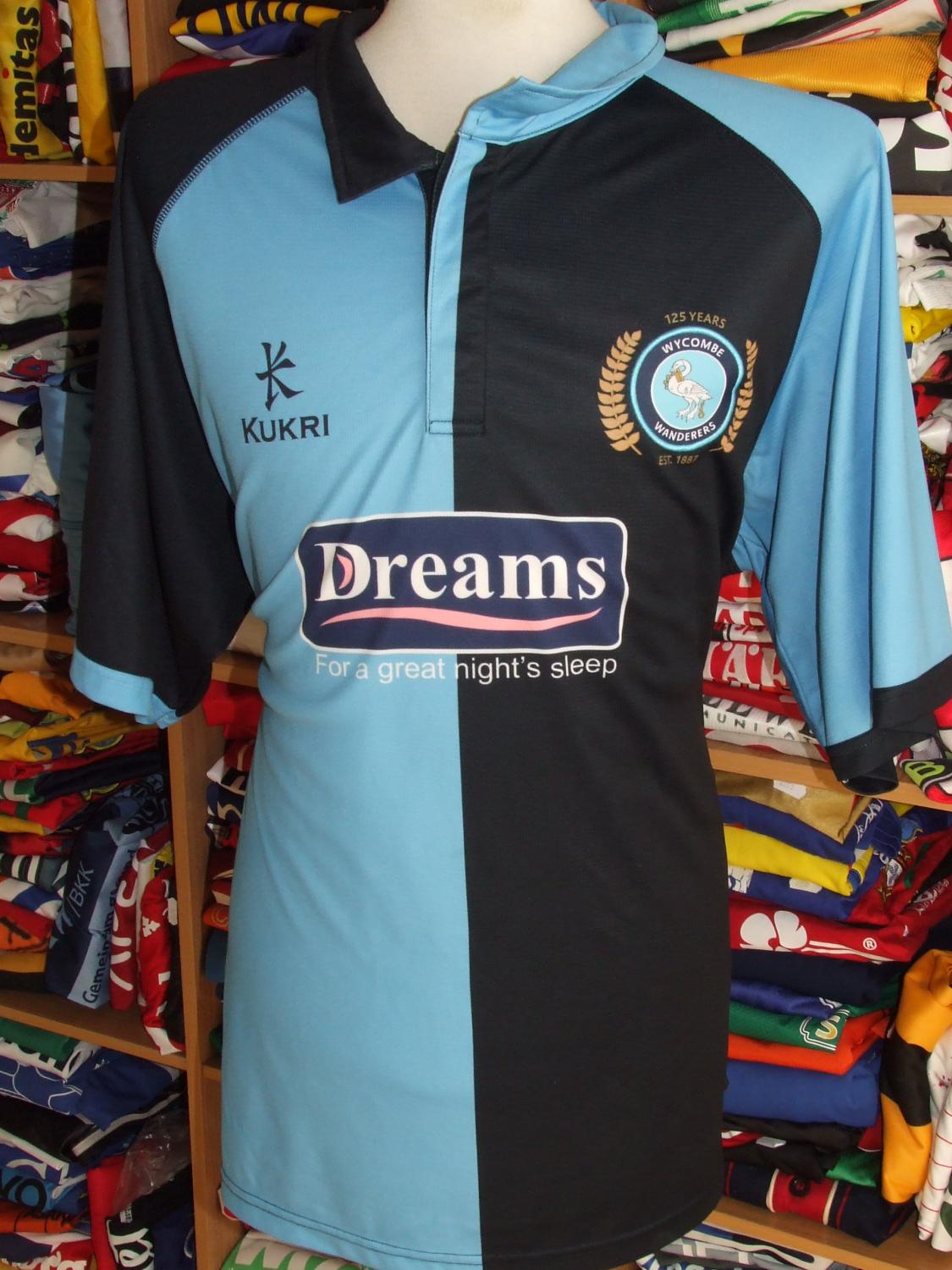 maillot de wycombe wanderers particulier 2012 rétro