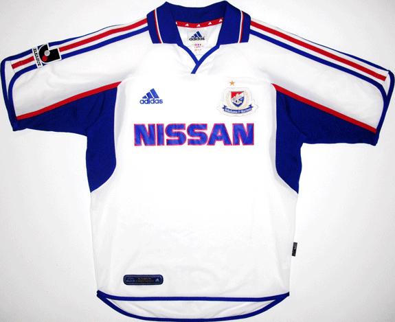 maillot de yokohama f·marinos exterieur 2001 rétro