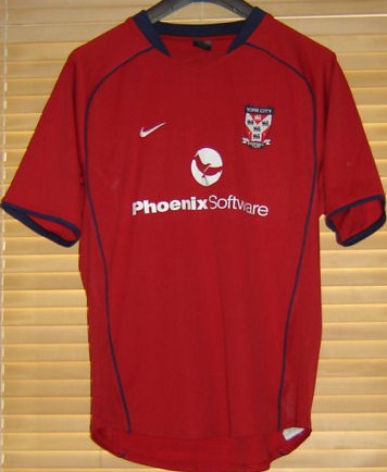 maillot de york city domicile 2003-2004 rétro