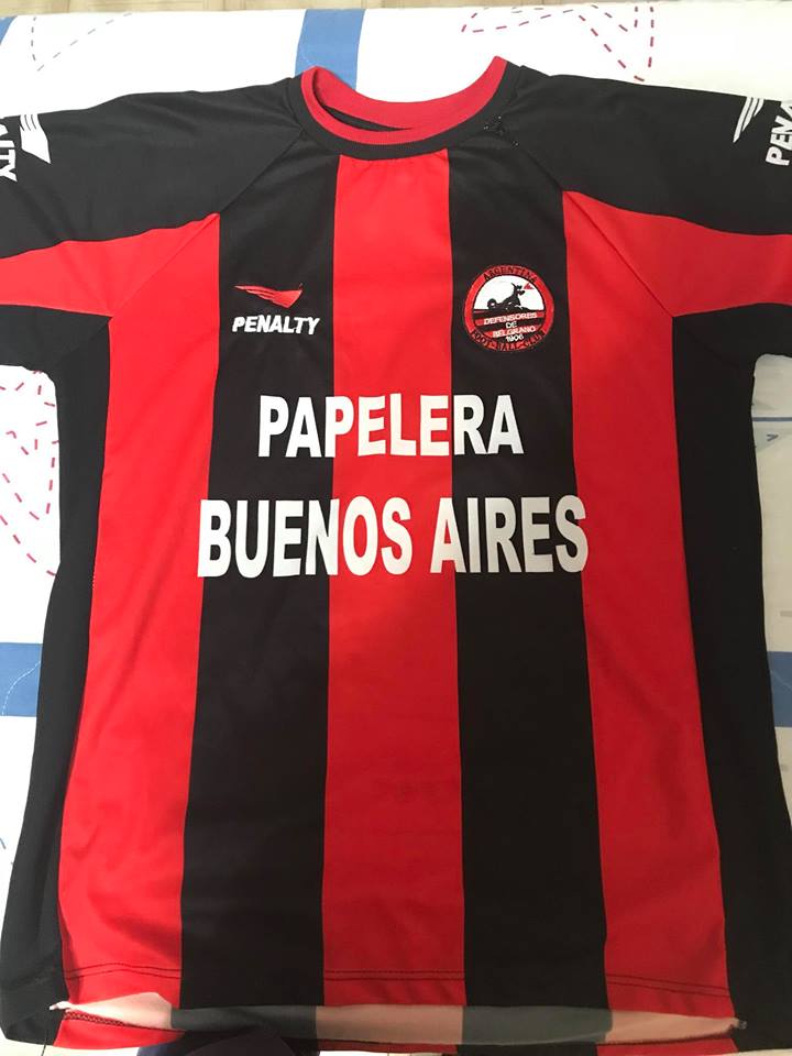 maillot defensores de belgrano domicile 2004-2005 rétro