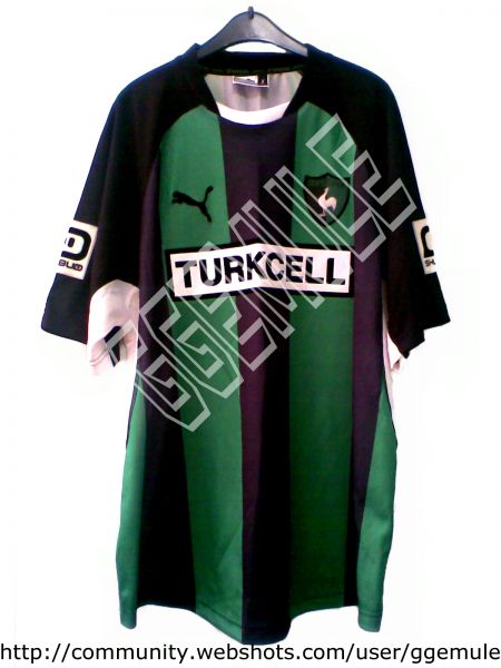 maillot denizlispor domicile 2003-2004 rétro