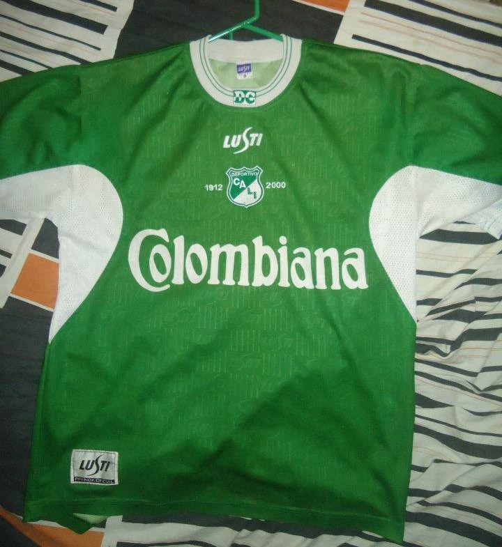 maillot deportivo cali domicile 2000-2001 rétro