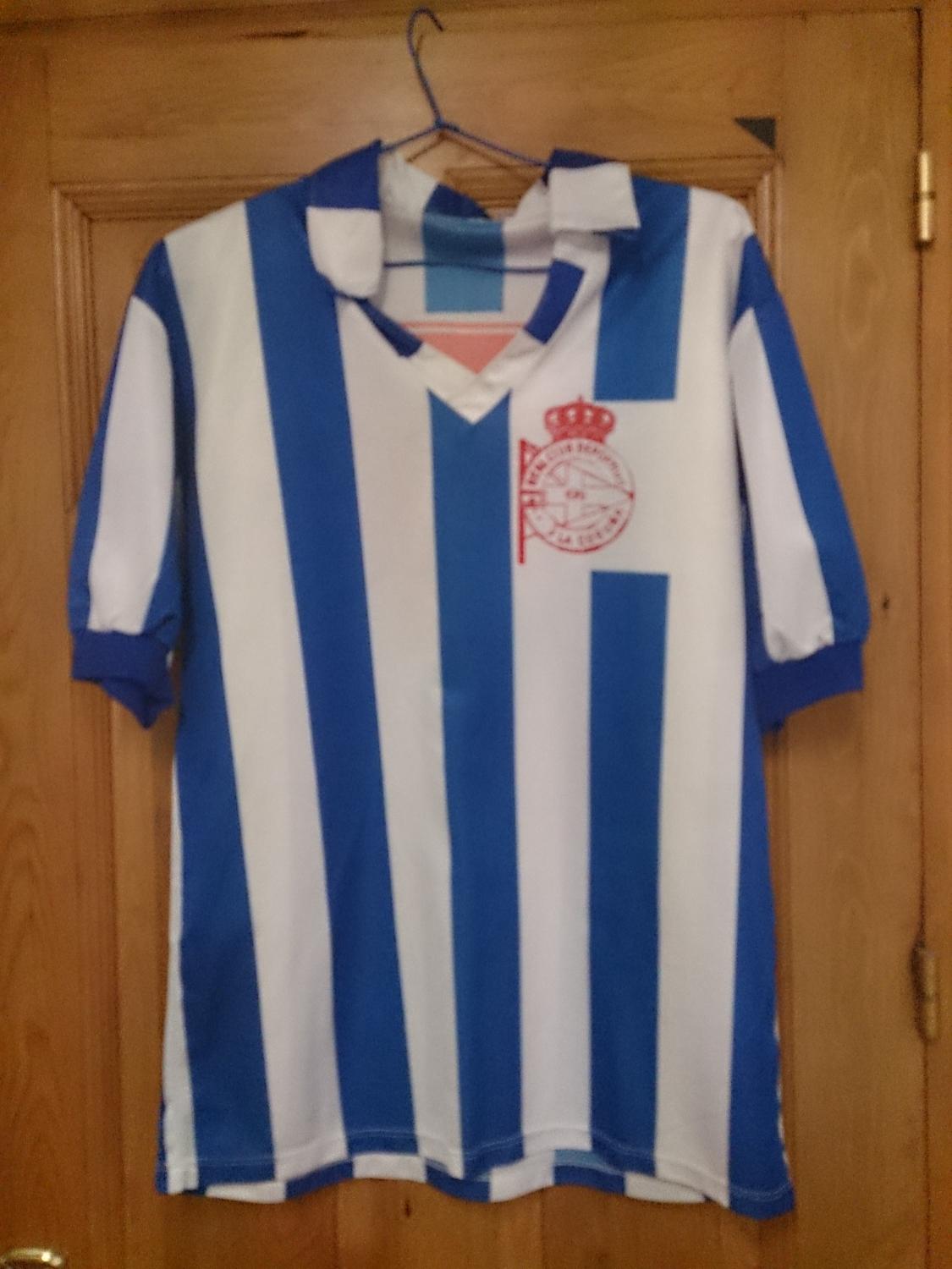 maillot deportivo la corogne domicile 1984-1986 pas cher