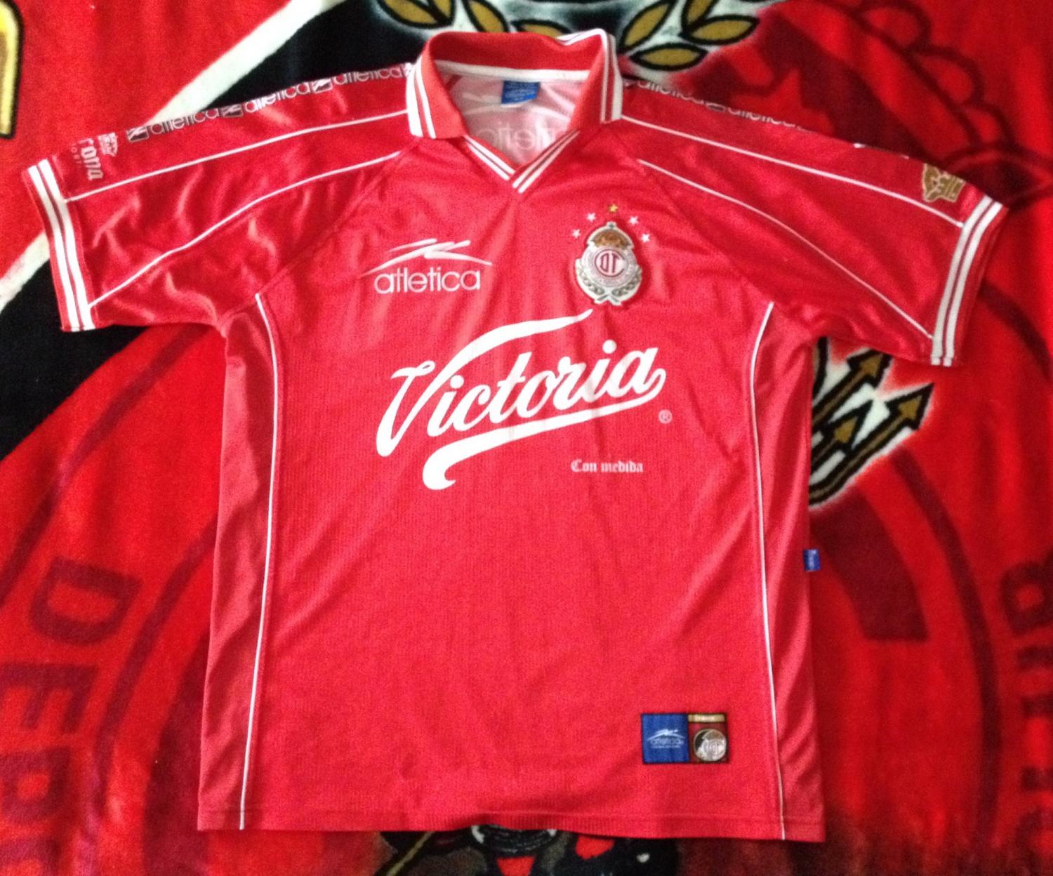 maillot deportivo toluca domicile 1999-2000 rétro