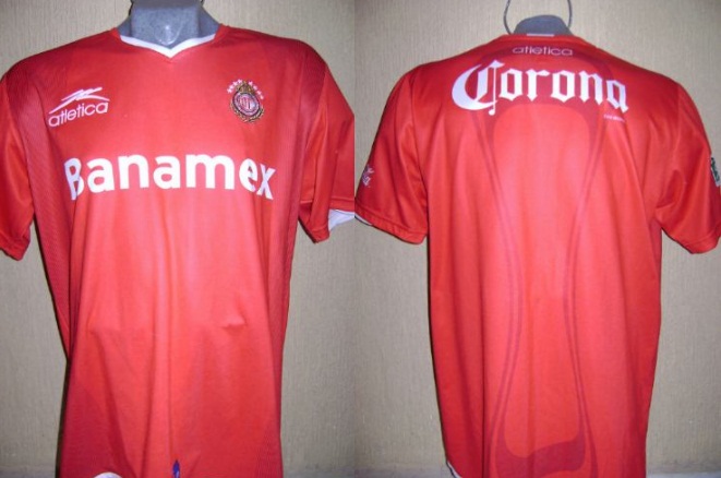 maillot deportivo toluca domicile 2007-2008 pas cher