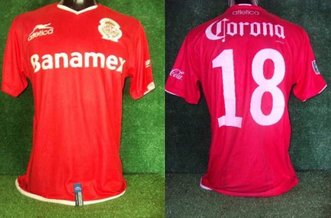 maillot deportivo toluca domicile 2007-2008 rétro