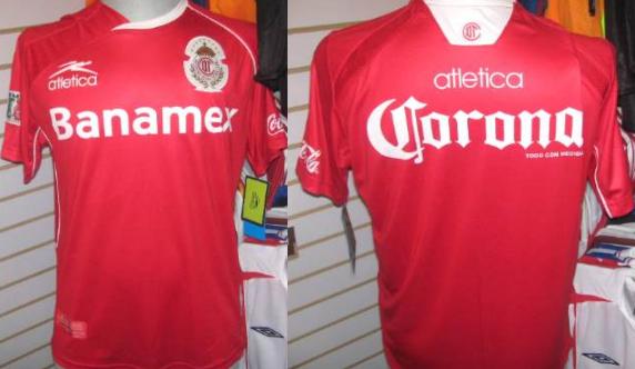 maillot deportivo toluca domicile 2009-2010 pas cher