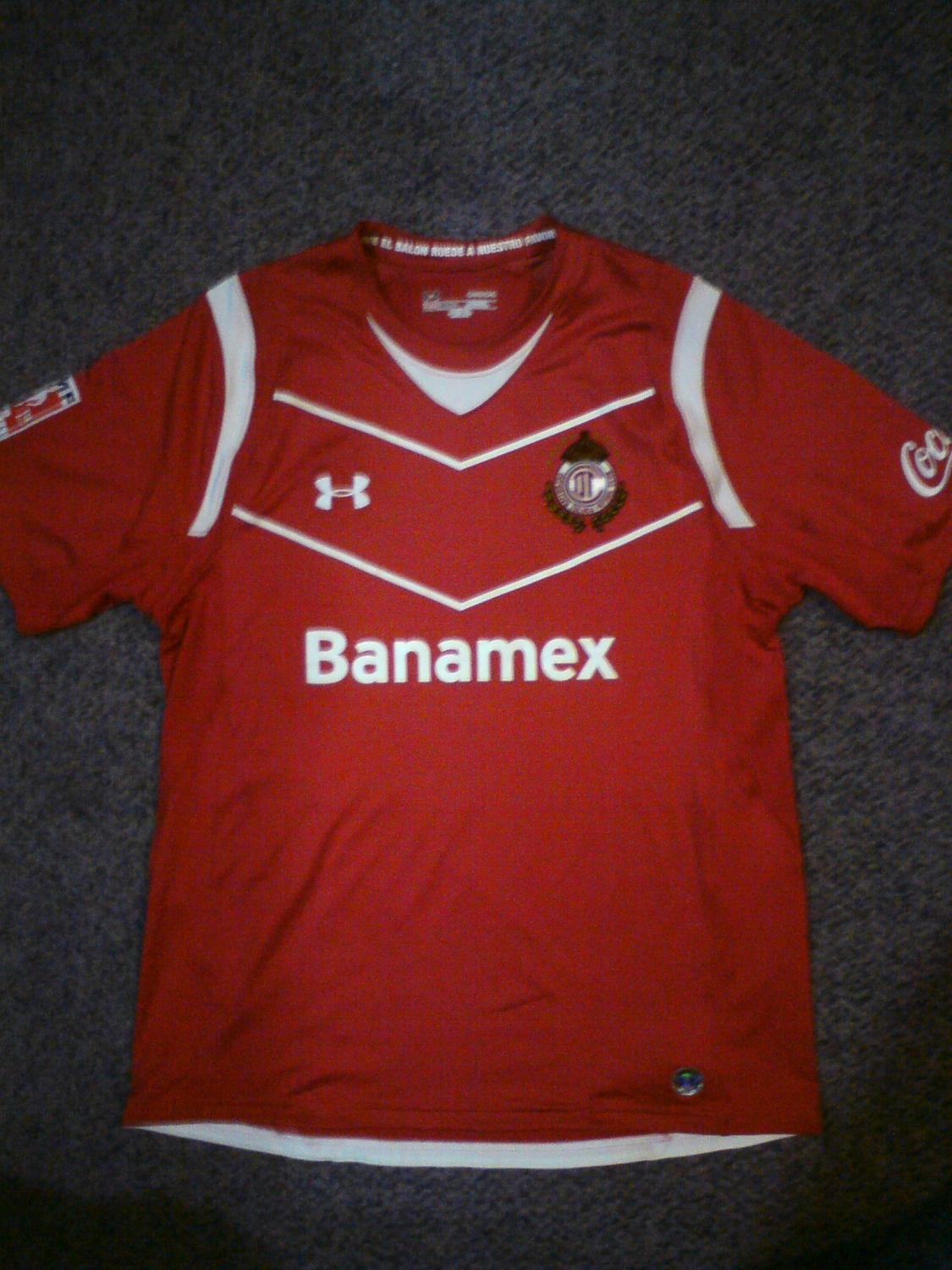 maillot deportivo toluca domicile 2011-2012 pas cher