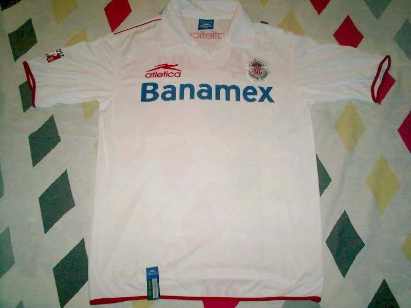 maillot deportivo toluca exterieur 2002-2003 rétro