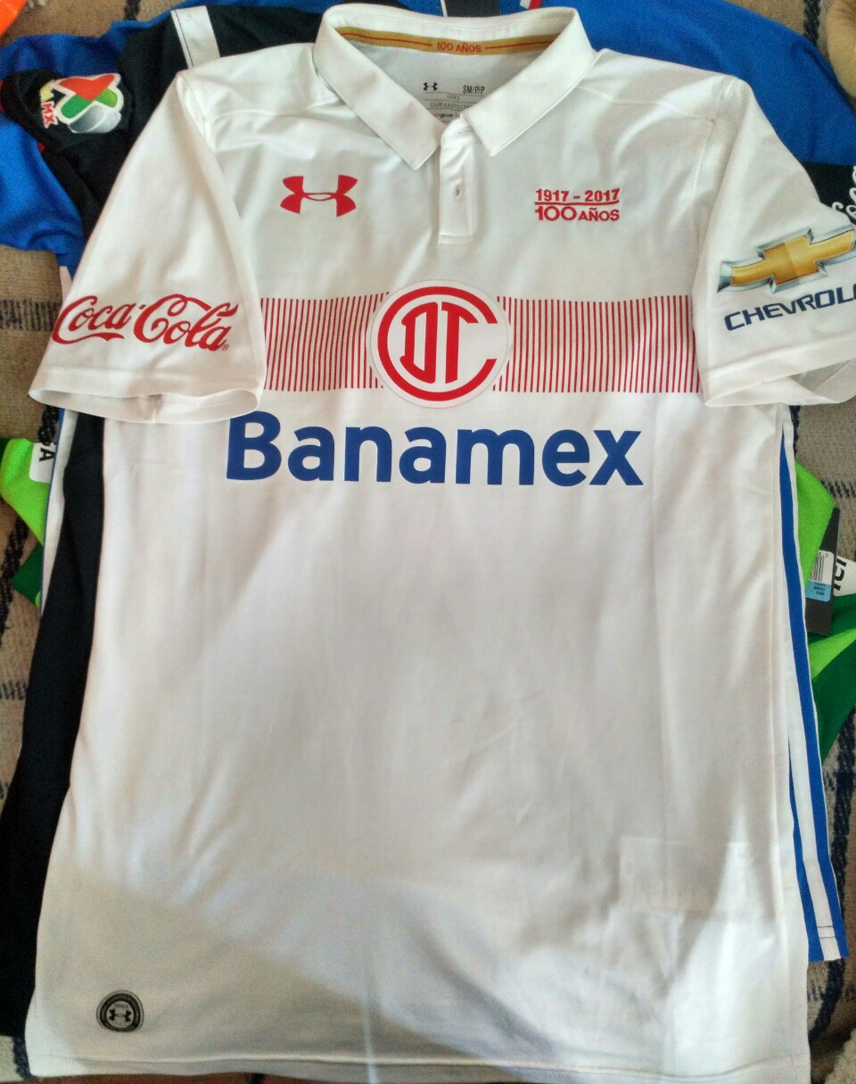 maillot deportivo toluca exterieur 2016-2017 rétro