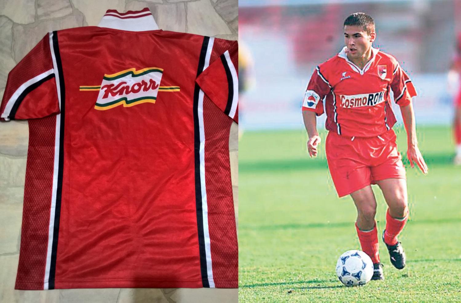 maillot dinamo bucarest domicile 1999-2000 pas cher