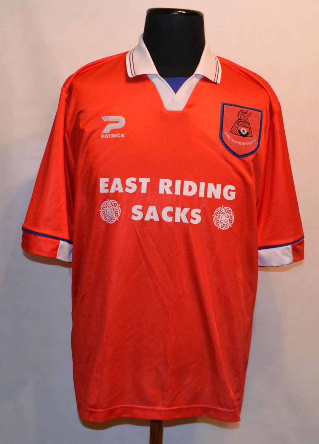 maillot doncaster rovers fc domicile 1996-1997 rétro