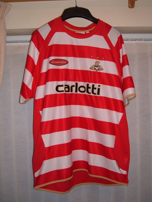 maillot doncaster rovers fc domicile 2006-2007 rétro