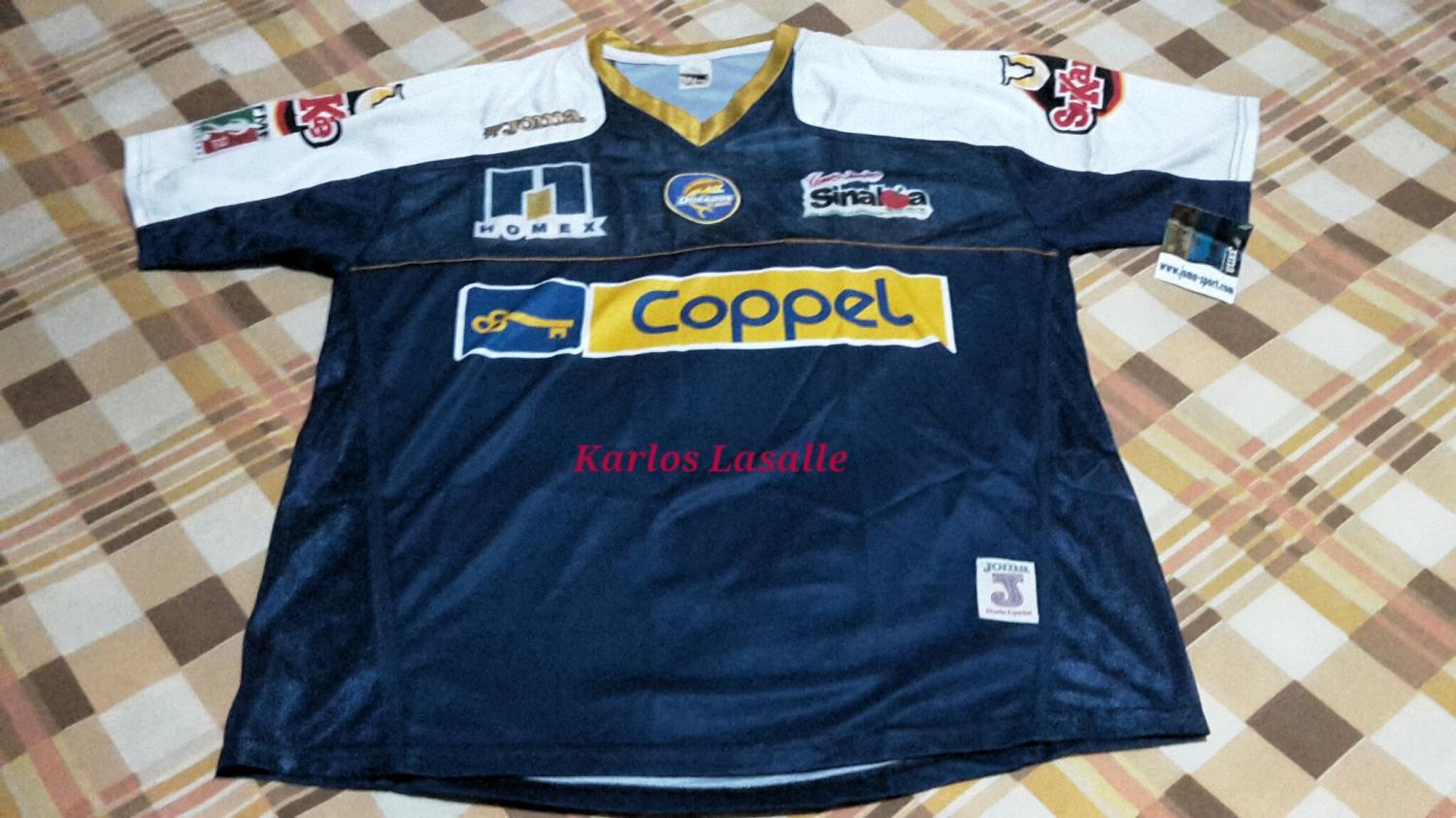 maillot dorados de sinaloa exterieur 2005-2006 rétro